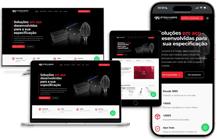 Desenvolvimento de Websites e Landing Pages